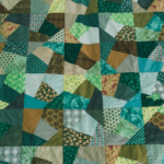 Quilt with Shades of Green