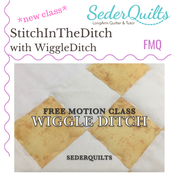 Stitch In The Ditch with WiggleDitch - Video Class